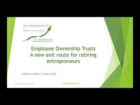 Pett Franklin - Employee Ownership Trusts Webinar - 22 March 2018
