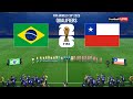 BRAZIL Vs CHILE FIFA World Cup 2026 Qualifiers Full Match All Goals Simulation PES