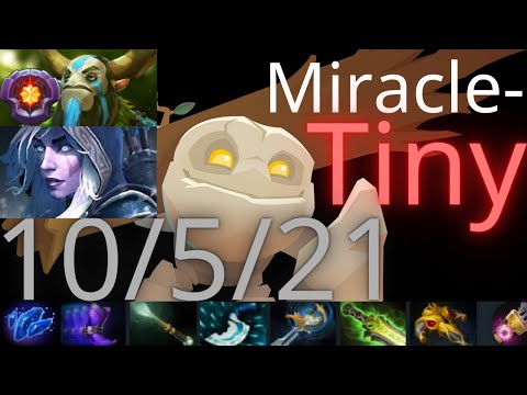 Miracle- Tiny vs Medusa, Bloodseeker, Hoodwink - OG vs Nigma g2 DPC dota2