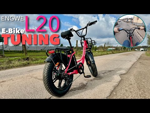 ENGWE L20 E-Bike TUNING - So kann man den Gasgriff aktivieren und ein E-Moped daraus machen !