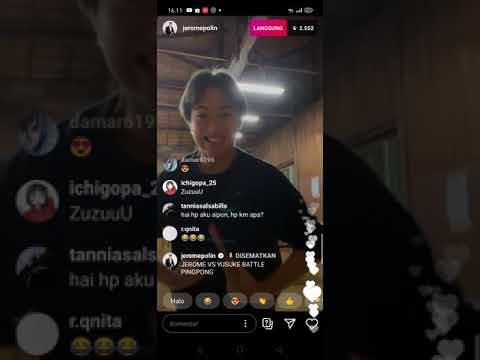 Jerome vs Yusuke Battle Pingpong IG Live