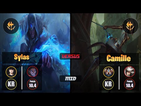 Tempt SYLAS (Mid) [Conqueror] VS CAMILLE - Challenger KR Patch 10.4
