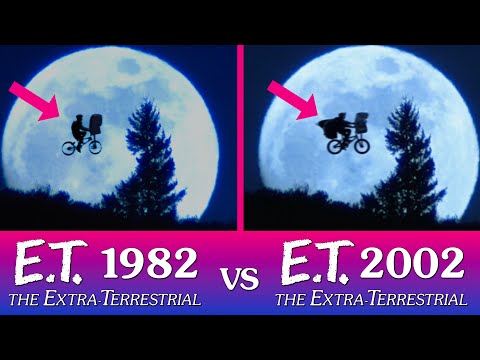E.T. The Extra-Terrestrial・Comparison 1982 Vs 2002