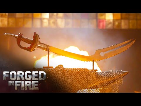 *SPLIT-TIP BLADE* Teeth of the Tegha (Season 8) | History | Forged in Fire
