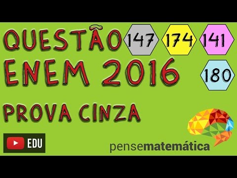 Questão 147 da Prova Cinza no Enem 2016