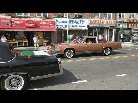 Godfather Theme Car Horn in Bensonhurst Columbus Day Parade