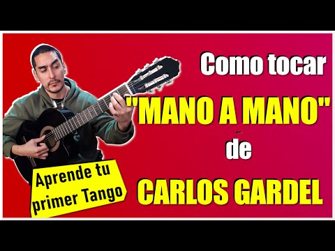 MANO A MANO by CARLOS GARDEL - How to play: #guitarlessons #guitar #tutorial #tabs #tango