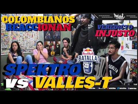 🔴COLOMBIANOS REACCIONAN a VALLES T vs SPEKTRO - ¿Un VEREDICTO INJUSTO? [RED BULL INTERNACIONAL 2022]