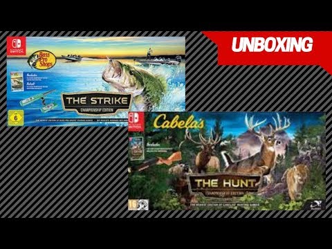 Bass Pro Shop The Strike & Cabela's The Hunt | Nintendo Switch Unboxing
