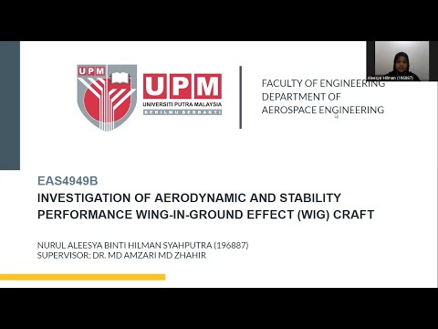 INVESTIGATION OF AERODYNAMIC AND STABILITY PERFORMANCE WING-IN-GROUND EFFECT (WIG)  CRAFT