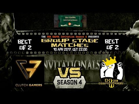 Clutch Gamers vs HappyFeet SEA Kappa Invitationals Season 4