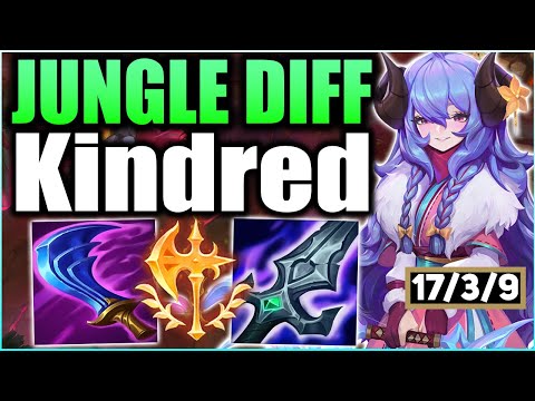 This Onhit Kindred Build Jungle Diffs Xin Easily! Onhit Kindreds damage Is Nuts! - League Of Legends