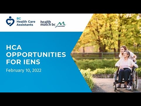 HCA Opportunities for IENs Webinar