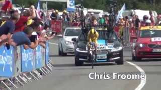 preview picture of video 'TdF - Chorges Time Trial - a few riders at 400 metres from the finish'