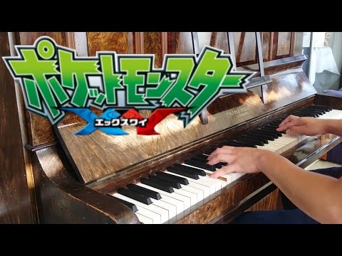 Pokémon XY Opening 3 - "Getta Ban Ban/Mad-Paced Getter" (Piano w/ Lyrics)