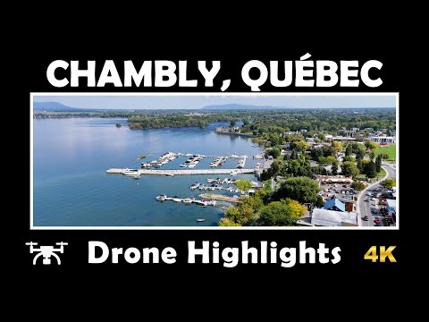 🌅 Stunning 4K Drone Highlights of Chambly, Québec 🇨🇦 | DJI Mini 4 Pro Scenic Aerial Tour 🚁✨