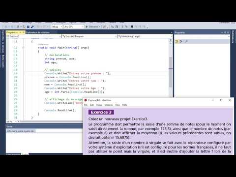 Bases de la programmation n°1 procédural premier exemple