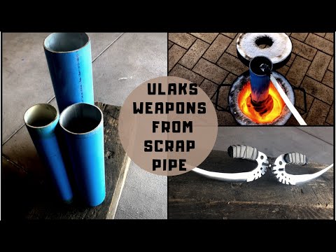 Trash to Treasure - melting scrap pipes and casting Riddick weapons