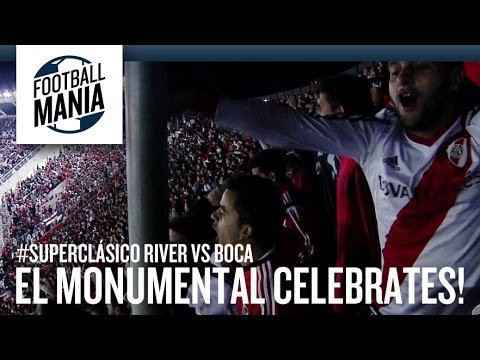 El Monumental Celebrates! River 1x0 Boca - Copa Libertadores 2015