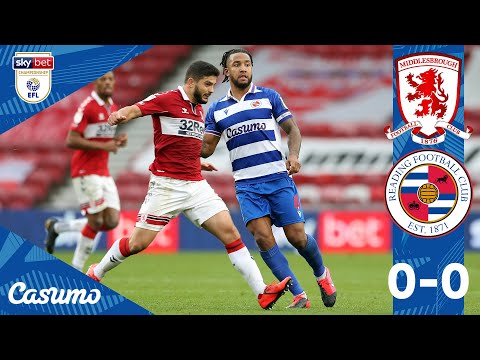 Middlesbrough 0-0 Reading (Championship 2020/2021)...