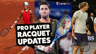 Top ATP players testing new racquets