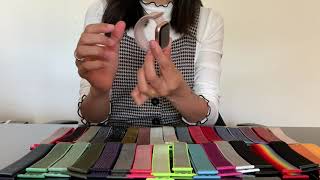 Vídeo de Pulseira Nylon Loop compatível com Apple Watch
