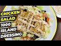 Chicken salad with thousand island dressing