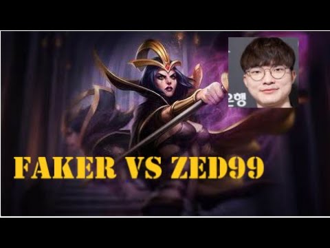 T1 FAKER VS ZED99 KOREAN CHALLENGER