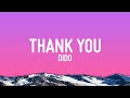 Dido Thank You Lyrics