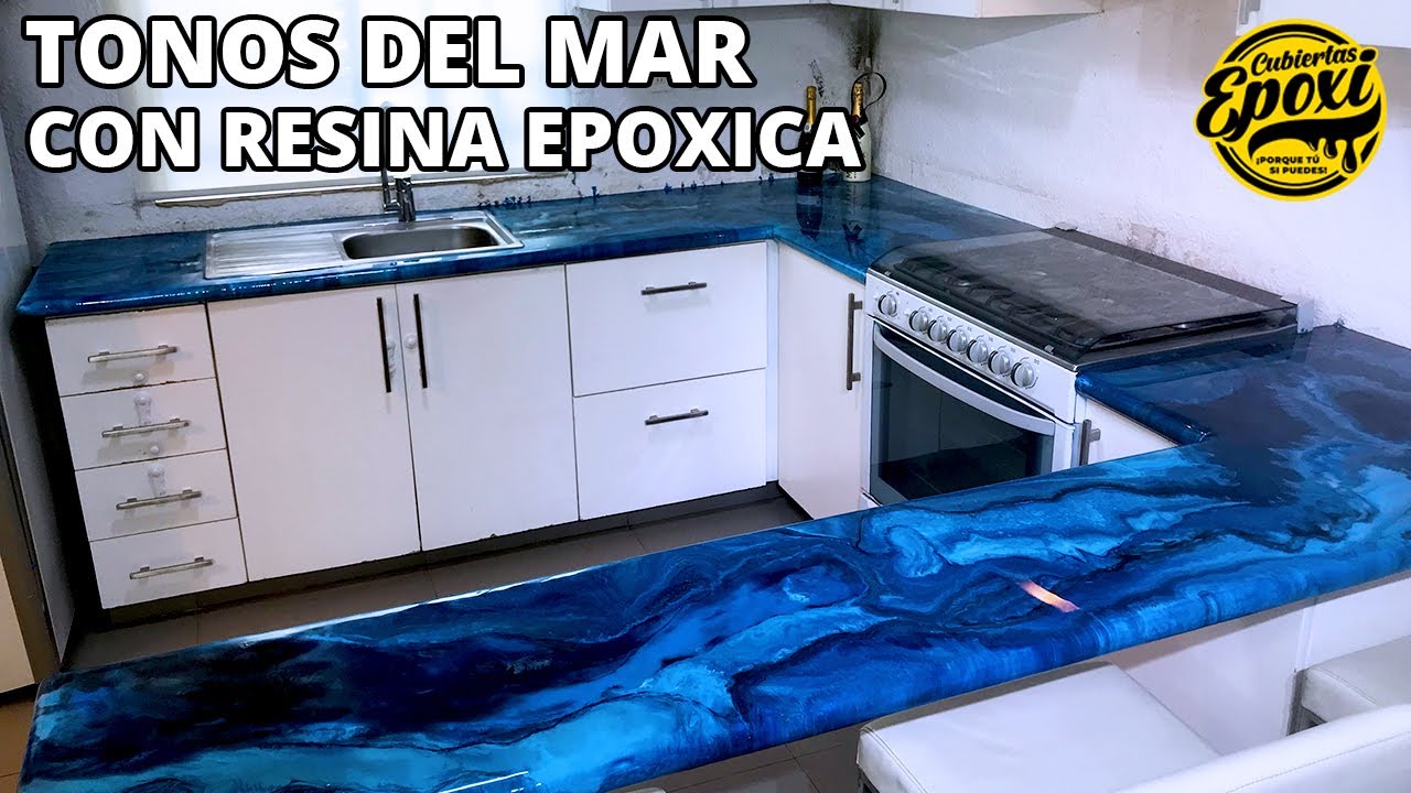 Tonos Del Mar En Resina Epoxica | Cubiertas Epoxica