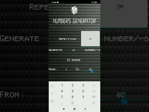 Random Numbers Generator Pro Video