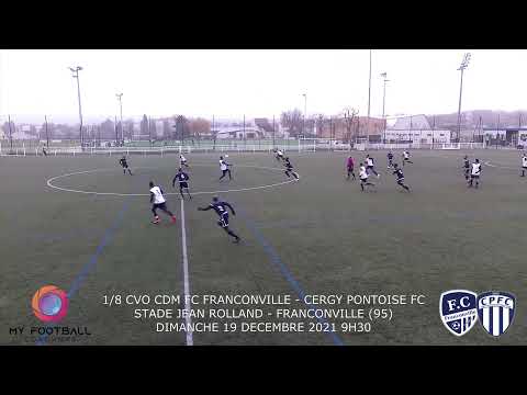 DIMANCHE 19 DECEMBRE COUPE DU VAL DOISE CDM FC FRANCONVILLE - CERGY PONTOISE FC LES BUTS