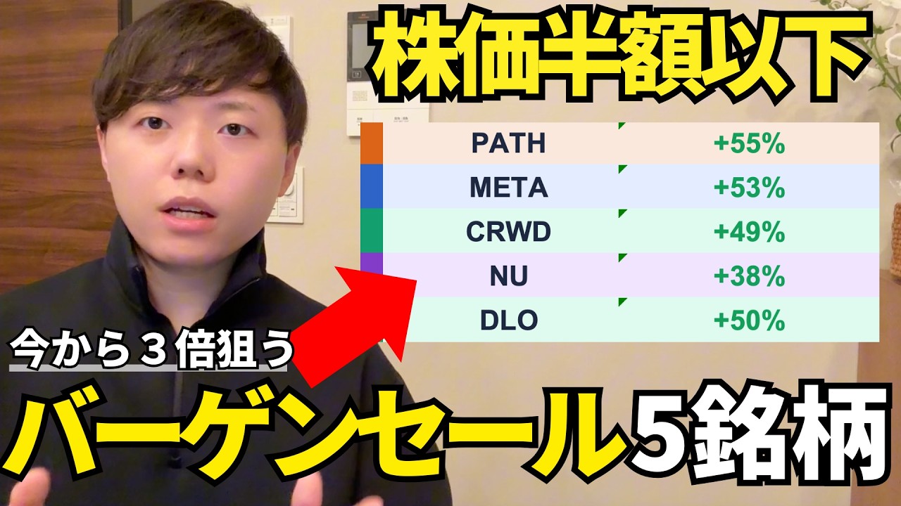 【今だけバーゲン価格】1〜2年後に乗り遅れないために今見るべき割安5銘柄