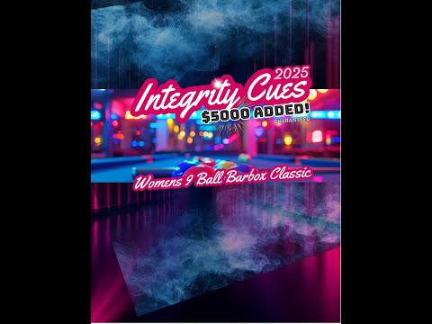 🎱 $5,000 Added — Integrity Cues Women’s 9-Ball Barbox Classic