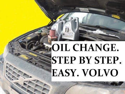 OIL CHANGE COMPLETE GUIDE. EASY. STEP BY STEP. VOLVO XC70. Αλλαγή λαδιού κινητήρα Volvo