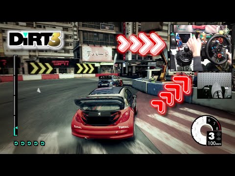 Peugeot 207 Rallycraoss Shibuya / Logitech G29 DiRT 3