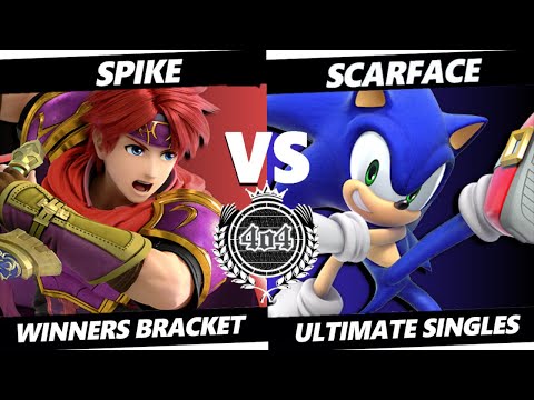 4o4 Smash Night 76 - Kuma| Spike (Roy) vs DC| Scarface (Sonic) - Winners Round 3