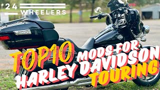Download lagu My Top 10 Mods for Your Harley Davidson Touring Motorcycle mp3
