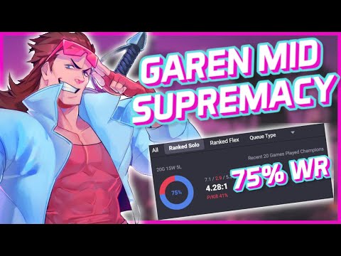 Garen Mid is Superior to Toplane - The Winrate doesn't lie | riste | League of Legends