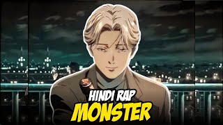 Johan Liebert Hindi Rap - Monster By Dikz | Hindi Anime Rap | Monster AMV