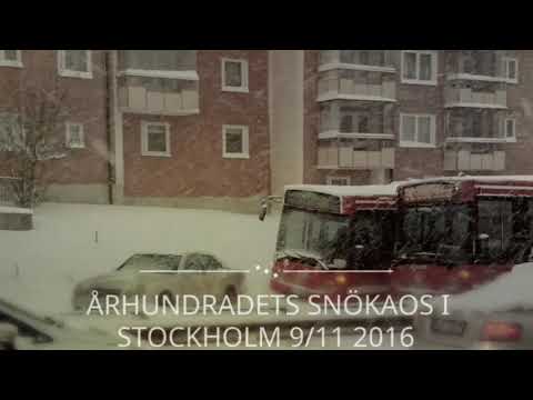 Århundradets snökaos 9/11 2016