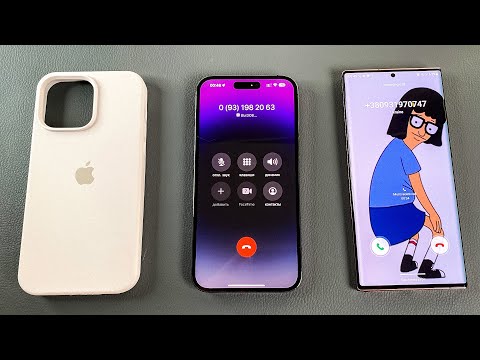 iPhone 14 Pro Max vs Samsung Note 20 Ultra Incoming Call & Outgoing Call + Case