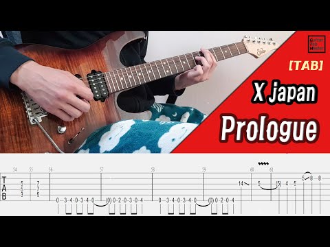 [TAB] X japan - Prologue │Guitar solo