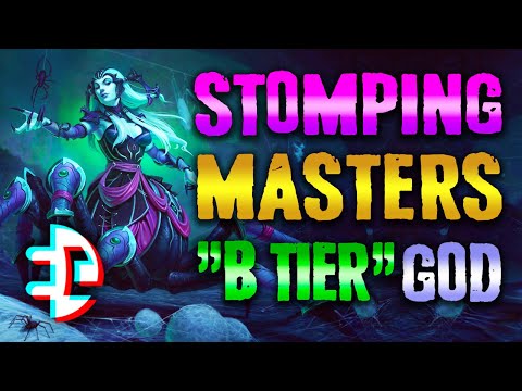 BEST CHASE POTENTIAL - ARACHNE MASTERS RANKED - CONQUEST JUNGLE - SEASON 7 SMITE - 2K RESOLUTION