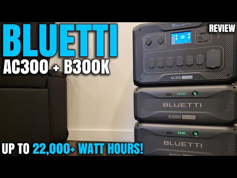 Is It Enough To Power An Off-Grid Shed Office? | Bluetti AC300 + B300K Power Station Review