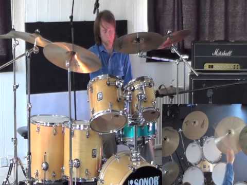 Drum Solo By Sonor Drummer Theo  Buckingham (AQURAIAN DRUM HEADS)
