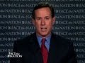 Face The Nation With Bob Schieffer Santorum Clarifies Prenatal Testing Theology Statements