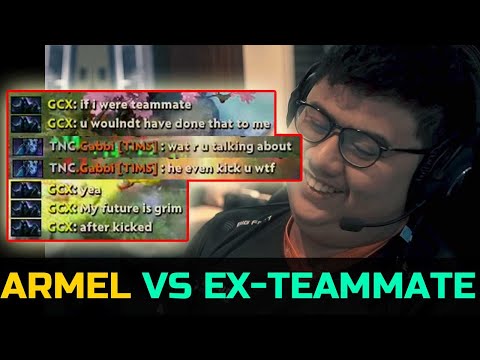 ARMEL VS FORMER TNC TEAMMATE - FRIENDLY TRASHTALK WITH GABBI DOTA 2