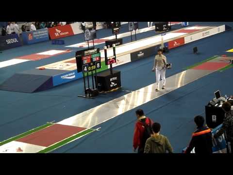 15.03.29 T16 SHAO Yaqi(CHN) vs BESBES Azza(TUN) - 2015 Seoul Fencing WS Grand Prix