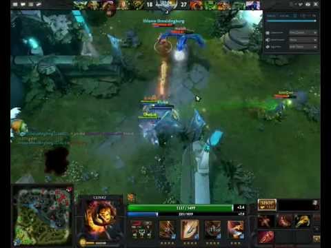 Dota 2 Clinkz Rampage in pool